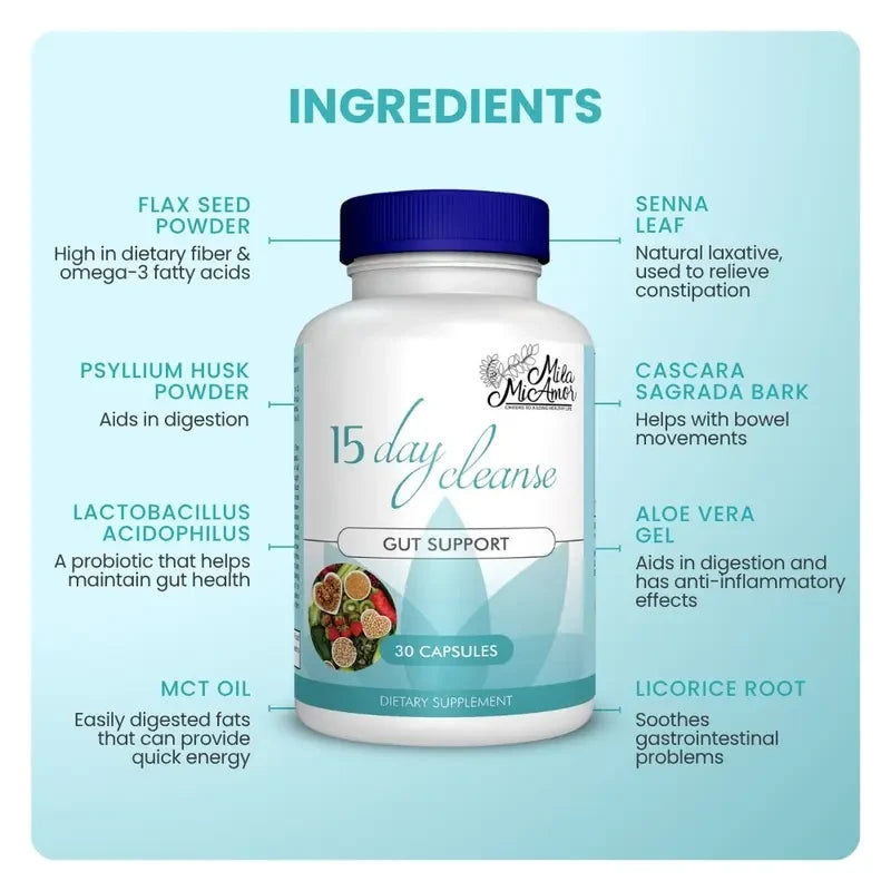 15 Day Colon Cleanse Supplement