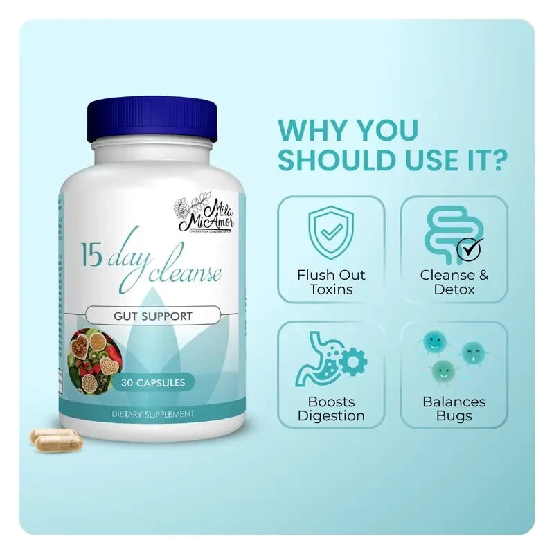15 Day Colon Cleanse Supplement
