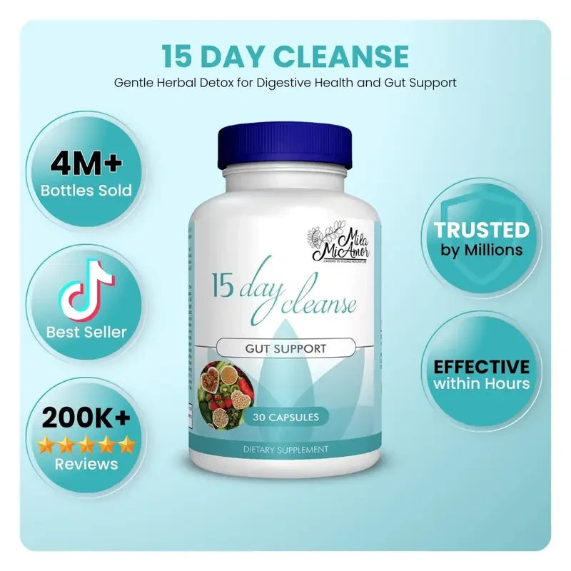 15 Day Colon Cleanse Supplement