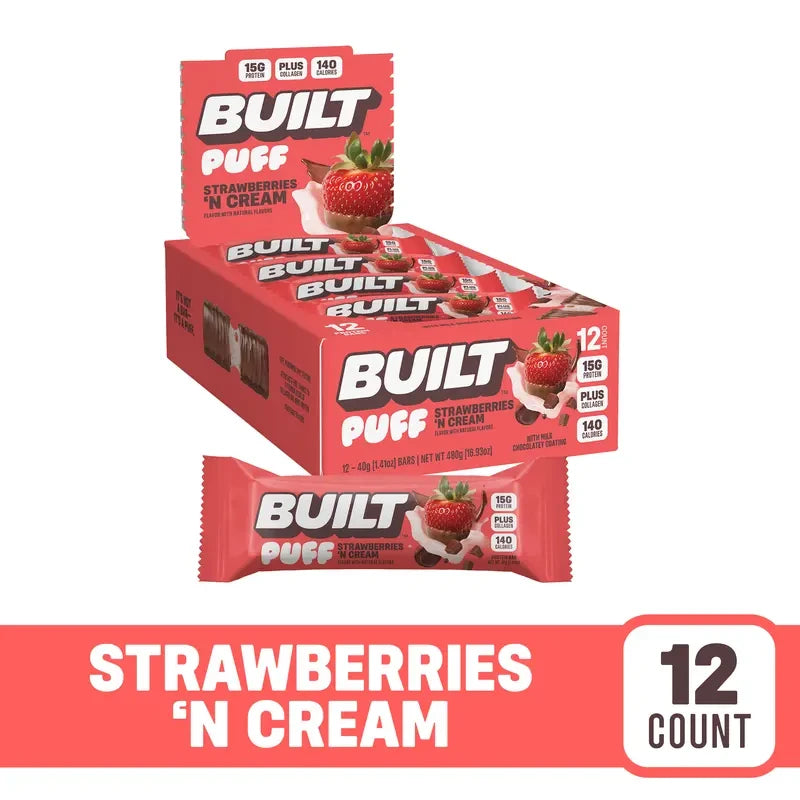 Strawberries 'n Cream Protein Puff Bar